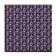 Sugar Skull Cat Pattern Tile Coaster