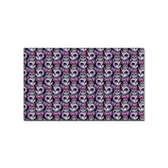 Sugar Skull Cat Pattern Sticker (rectangular) by ExtraGoodSauce