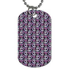 Sugar Skull Cat Pattern Dog Tag (one Side)