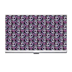 Sugar Skull Cat Pattern Business Card Holder by ExtraGoodSauce