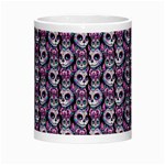 Sugar Skull Cat Pattern Morph Mug Center