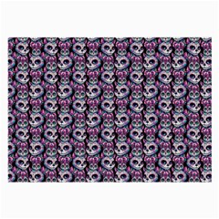 Sugar Skull Cat Pattern Large Glasses Cloth