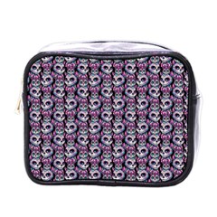 Sugar Skull Cat Pattern Mini Toiletries Bag (one Side)