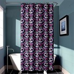 Sugar Skull Cat Pattern Shower Curtain 36  x 72  (Stall)  Curtain(36 X72 )