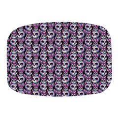 Sugar Skull Cat Pattern Mini Square Pill Box