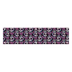 Sugar Skull Cat Pattern Banner And Sign 4  X 1  by ExtraGoodSauce