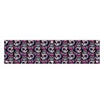 Sugar Skull Cat Pattern Banner and Sign 4  x 1  Front