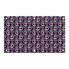 Sugar Skull Cat Pattern Banner And Sign 5  X 3 