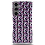 Sugar Skull Cat Pattern Samsung Galaxy S24 6.2 Inch TPU UV Case Front