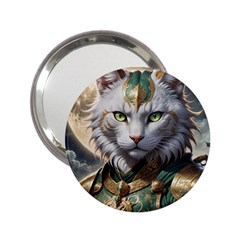 Epic Armored Cat Warrior 2 25  Handbag Mirrors by ExtraGoodSauce