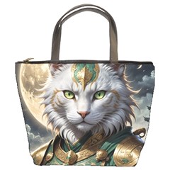 Epic Armored Cat Warrior Bucket Bag