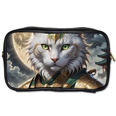 Epic Armored Cat Warrior Toiletries Bag (one Side)