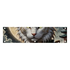 Epic Armored Cat Warrior Banner And Sign 4  X 1  by ExtraGoodSauce