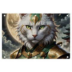 Epic Armored Cat Warrior Banner And Sign 6  X 4  by ExtraGoodSauce