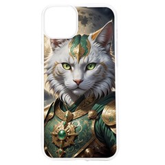 Epic Armored Cat Warrior Iphone 15 Tpu Uv Print Case