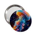 Cosmic Jellyfish Artwork 2.25  Handbag Mirrors Front