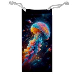 Cosmic Jellyfish Artwork Jewelry Bag