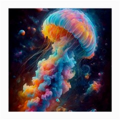 Cosmic Jellyfish Artwork Medium Glasses Cloth (2 Sides)