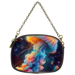 Cosmic Jellyfish Artwork Chain Purse (one Side)