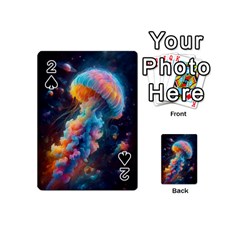 Cosmic Jellyfish Artwork Playing Cards 54 Designs (mini)