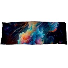 Cosmic Jellyfish Artwork One Side Body Pillow Cases by ExtraGoodSauce