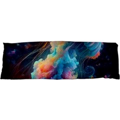 Cosmic Jellyfish Artwork 21 x63  Body Pillow Case Dakimakura (two Sides) by ExtraGoodSauce