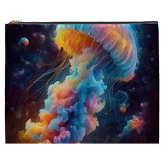 Cosmic Jellyfish Artwork Cosmetic Bag (xxxl)