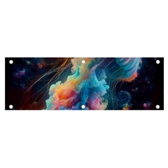 Cosmic Jellyfish Artwork Banner And Sign 6  X 2  by ExtraGoodSauce