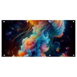 Cosmic Jellyfish Artwork Banner and Sign 8  x 4  Front