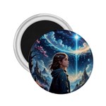 Enchanting Fantasy Night Sky Scene 2.25  Magnets Front