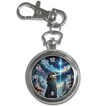 Enchanting Fantasy Night Sky Scene Key Chain Watches Front