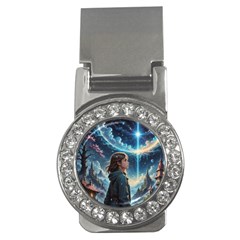 Enchanting Fantasy Night Sky Scene Money Clips (cz)  by ExtraGoodSauce