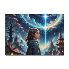 Enchanting Fantasy Night Sky Scene Sticker A4 (10 Pack) by ExtraGoodSauce