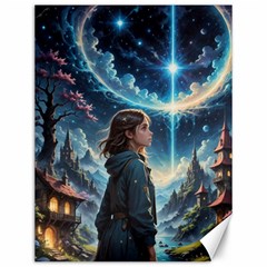 Enchanting Fantasy Night Sky Scene Canvas 12  X 16  by ExtraGoodSauce