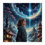 Enchanting Fantasy Night Sky Scene Medium Glasses Cloth (2 Sides) Back