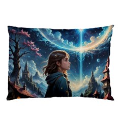 Enchanting Fantasy Night Sky Scene Pillow Case