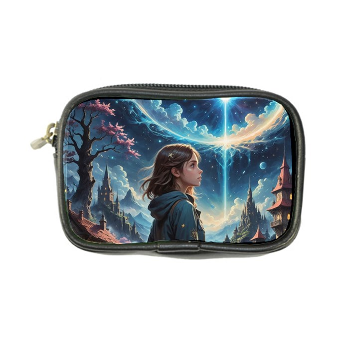 Enchanting Fantasy Night Sky Scene Coin Purse