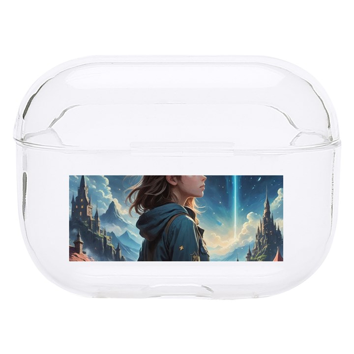 Enchanting Fantasy Night Sky Scene Hard PC AirPods Pro Case