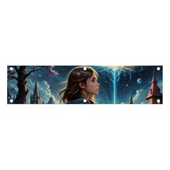 Enchanting Fantasy Night Sky Scene Banner And Sign 4  X 1 