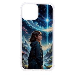 Enchanting Fantasy Night Sky Scene Iphone 13 Mini Tpu Uv Print Case by ExtraGoodSauce