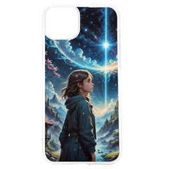 Enchanting Fantasy Night Sky Scene Iphone 15 Tpu Uv Print Case by ExtraGoodSauce