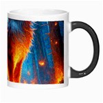 Enchanted Fire Feline Morph Mug Right