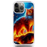 Enchanted Fire Feline iPhone 13 Pro Max TPU UV Print Case Front