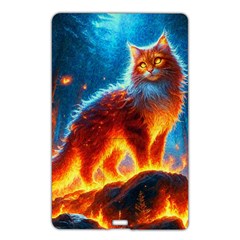 Enchanted Fire Feline Name Card Style Usb Flash Drive by ExtraGoodSauce