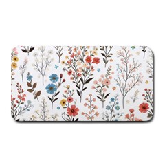 Flowers Design Floral Medium Bar Mat