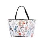 Flowers Design Floral Classic Shoulder Handbag Front