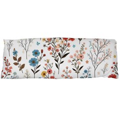 Flowers Design Floral One Side Body Pillow Cases