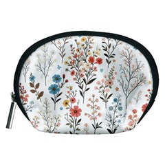 Flowers Design Floral Accessory Pouch (medium) by Posterlux