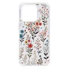 Flowers Design Floral Iphone 14 Pro Tpu Uv Print Case