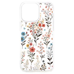 Flowers Design Floral Iphone 15 Plus Tpu Uv Print Case